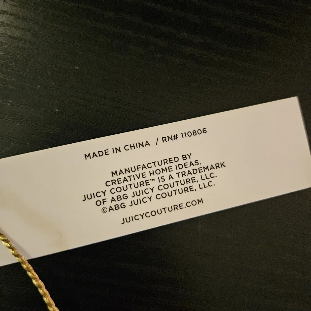 Juicy Couture X Urban Outfitters Royal Bling Crown Ornament Charm Holidays Gift